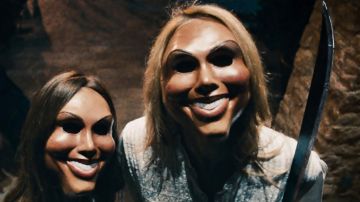 La máscara de Rhys Wakefield en La purga