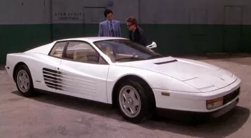 The Ferrari Testarossa Sonny Crockett in Two cops in Miami