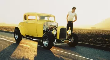The Ford Coupe yellow 1932 in American Graffiti