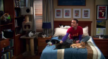El árbol del gato de Sheldon en The Big Bang Theory S04E03
