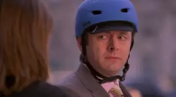 The bike helmet Michael Sheen in 30 Rock