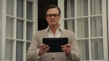 La tableta Samsung Galaxy Tab de Harry Hart (Colin Firth) en Kingsman: Secret Service
