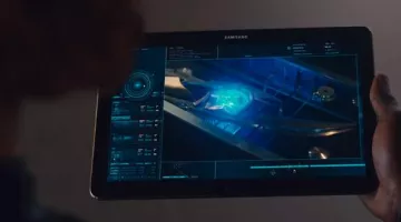 La tableta Samsung en Avengers: Age of Ultron