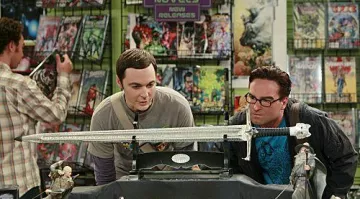 L'épée de Jon Snow dans The Big Bang Theory S05E05