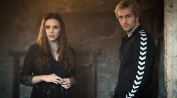 Chaqueta con cremallera Hummel de Pietro Maximoff (Aaron Taylor-Johnson) en Avengers: Age of Ultron