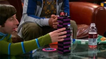 Le jeu Donkey Kong Jenga dans The Big Bang Theory S05E12