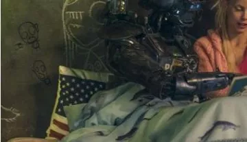 El cojín "American Flag" en Chappie