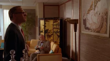 Le tableau "El sueño de la esposa del pescador" dans le bureau de Bertram Cooper (Lane Pryce) dans Mad Men S03E03