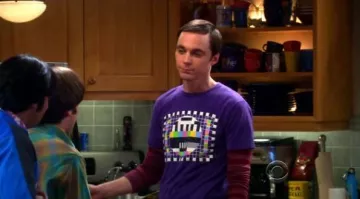 The t-shirt "Philips Pattern" of Sheldon Cooper (Jim Parsons) in The Big Bang Theory S02E02