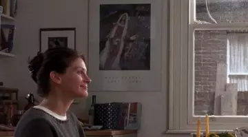 The reproduction of "The Wedding" by Chagall in thunderbolt in Notting Hill