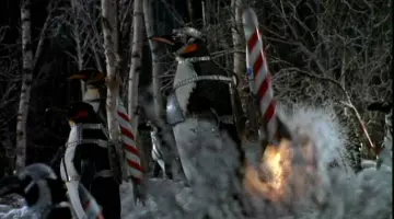 La roquette des pingouins dans Batman Le Défi