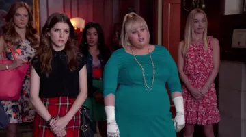 La jupe tartan Topshop de Anna Kendrick dans Pitch Perfect 2