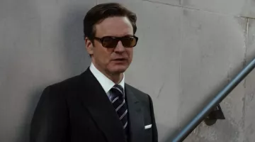 La corbata a rayas de Drake de Harry Hart (Colin Firth) en Kingsman: Secret Service