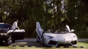 The Lamborghini Aventador Roadster from Ryan Reynolds in Rebirths