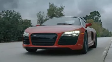 L'Audi R8 rouge de Phil Miller dans El último hombre en la Tierra