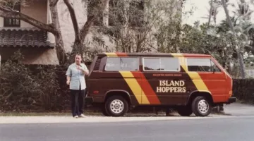 The Volkswagen Vanagon GL of Island Hoppers in Magnum