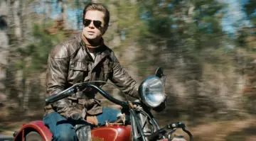 The leather jacket Belstaff Benjamin Button (Brad Pitt) in The curious case of Benjamin Button