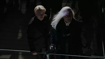 La varita de bastón de serpiente de Lucius MalFoy (Jackson Isaacs) en Harry Potter y el cáliz de fuego