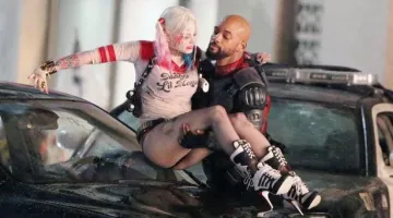 La paire de boots Adidas x Jeremy Scott à talons de Harley Quinn (Margot Robbie) dans Suicide Squad