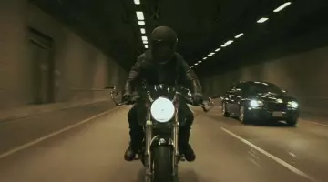 The bike of Sam Flynn in Tron Legacy