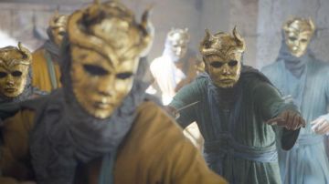 The mask of the sons of the harpy in Game of Thrones S05E09
