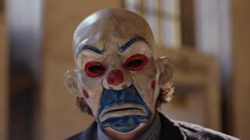 Mask of the Joker in The Dark Knight