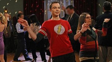 Tshirt de Flash porté par Sheldon dans Big Bang Theory