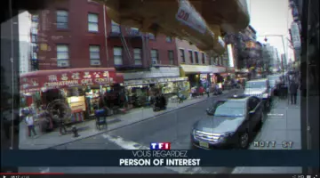 The street of the HQ of Harold Finch (Michael Emerson) on Person of Interest (S04E10)