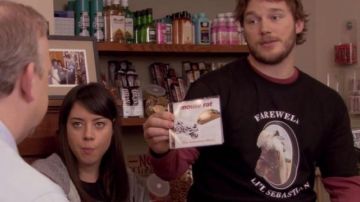 T-shirt "Farewell Li'l Sebastian", Andy Dwyer in Parks and Recreation