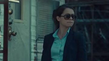 Gafas de sol de Beth (Tatiana Maslany) en negro huérfano
