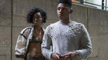 Le sweatshirt troué gris Amiri de Hakeem Lyon (Bryshere Y. Gray) dans Empire