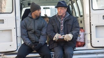 Gloves in wool of Rocky Balboa (Sylvester Stallone) in Creed : The legacy of Rocky Balboa