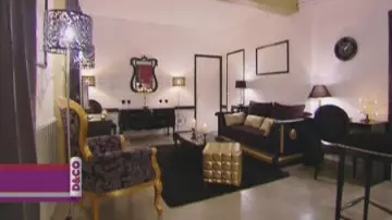 Le tapis shaggy noir vu dans l'émission D&CO