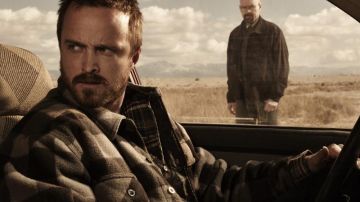 The jacket plaid of Jesse Pinkman (Aaron Paul) in Breaking Bad season 5