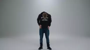 Sudadera con capucha Redskins New York de Vald en el clip desafinado