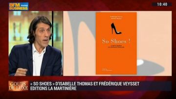 El libro So Shoes! presentado en Goûts de luxe en BFM Business