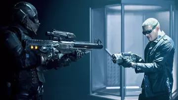 Jacket worn by Captain Cold / Leonard Snart (Wentworth Miller) as seen in DC's Legends of Tomorrow TV series (Season 1 Episode 15)