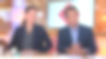 La chemise imprimée cœurs de Marion Ruggieri dans C à vous du 25/01/2018