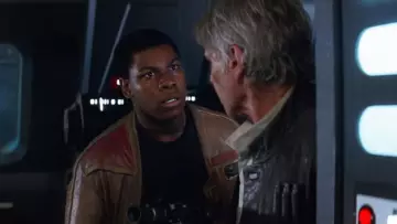 Leather Jacket worn by Finn (John Boyega) as seen in Star Wars VII: The Force Awakens