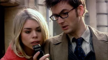 Corbata del Día del Juicio Final usada por el 10º Doctor (David Tennant) como se ve en Doctor Who S02E05
