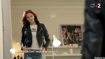 Le T shirt Love Addict conseillé par Sophie Brafman dans C'est au programme du 30/01/2018