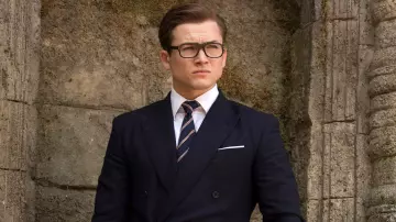 Eyeglasses worn by Eggsy (Taron Egerton) as seen in Kingsman: The Secret Service
