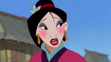 La barrette à fleur de Mulan dans Mulan
