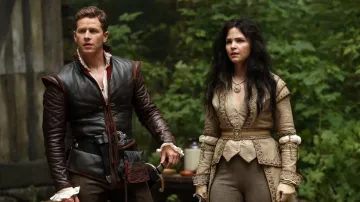 Chaqueta de cuero usada por David Nolan / Príncipe Azul (Joshua Dallas) como se ve en Once Upon A Time S04E14