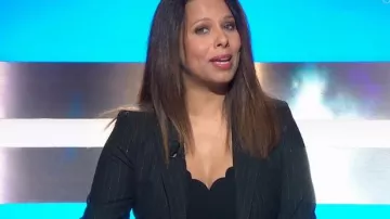 The striped jacket by Myriam Seurat Motus of the 07/02/2018