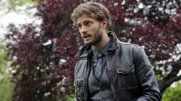 Leather Jacket worn by Huntsman / Sheriff Graham Humbert (Jamie Dornan) as seen in Once Upon A Time S01E02