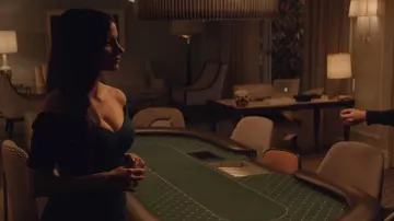 La robe noire de Moly Bloom (Jessica Chastain) dans Le grand jeu (Molly's Game)