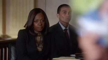 Escada Bakara jacket worn by Annalise Keating (Viola Davis) on How to Get Away with Murder