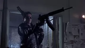 Leather Jacket worn by T-800 (Arnold Schwarzenegger) as seen in The Terminator