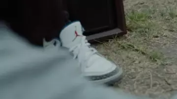 A pair of Nike Air Jordan III OG 'True Blue' in the film "KICKS"